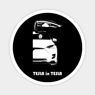 Tesla in Tesla #2 Magnet